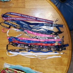 Lanyards set of 14 assorted lanyards